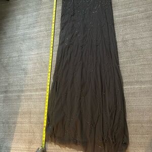 Elegant Black Beaded Dress